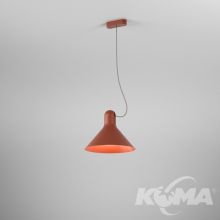 Cona_26 oprawa wisząca E27 15W terakota